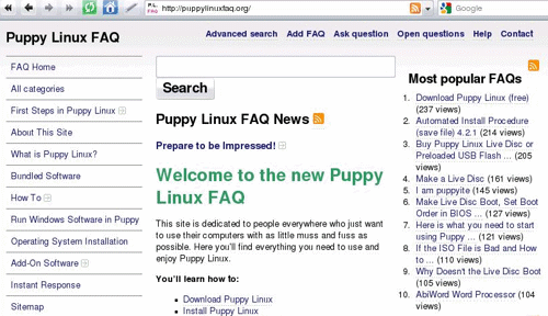 puppylinux faq